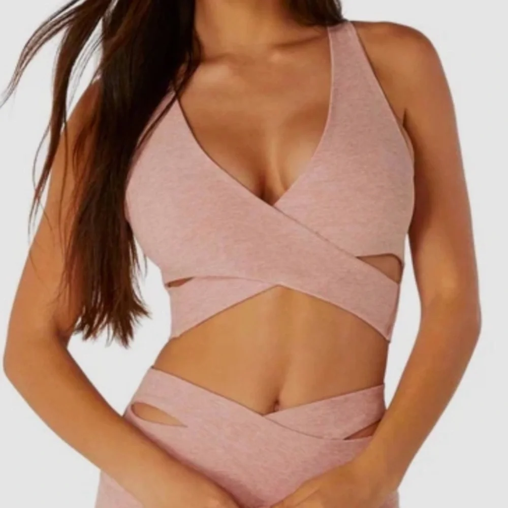 Beyond Yoga That’s A Wrap Crop Tank Bra - Picture 1 of 6